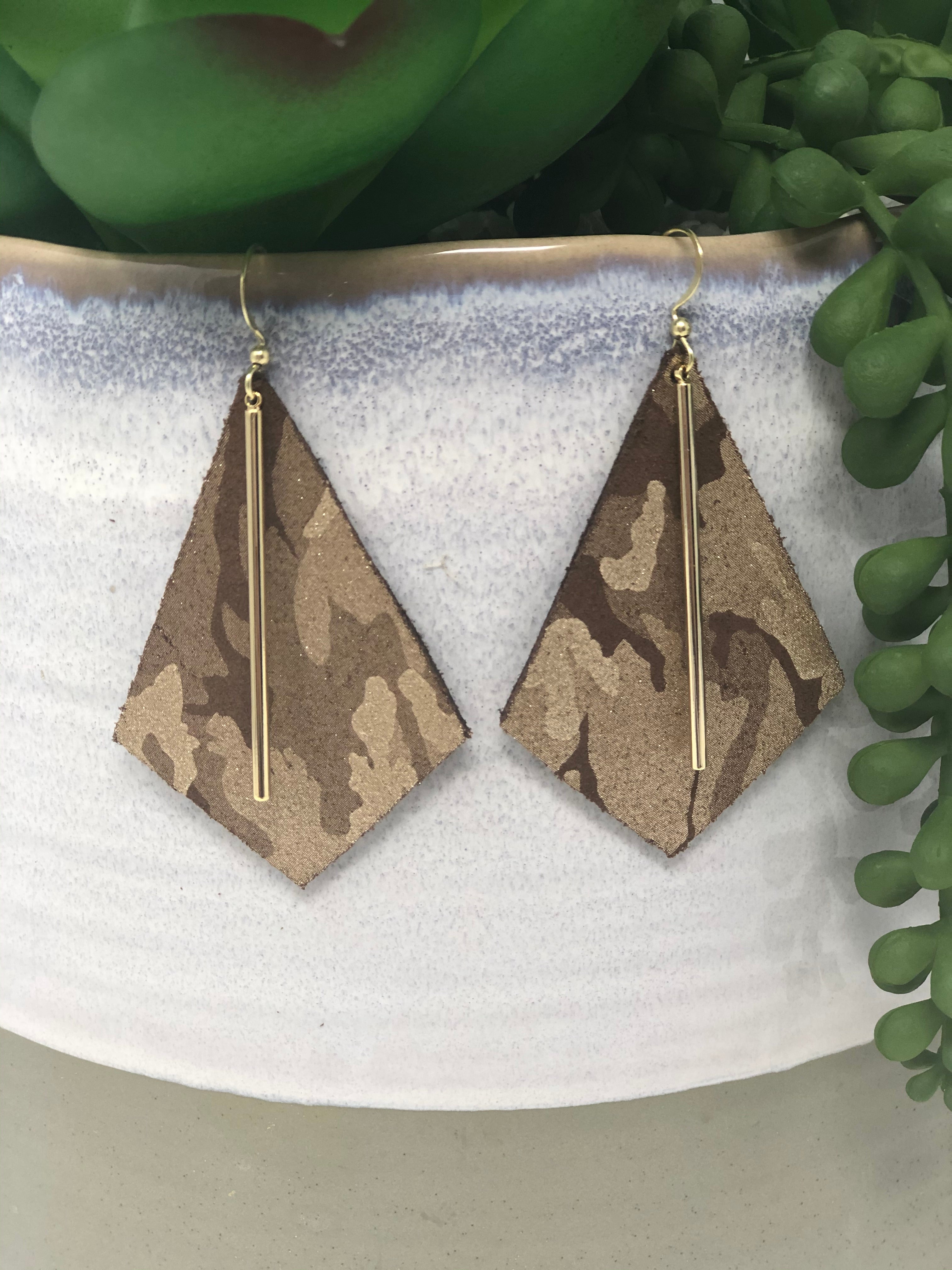 Desert Camo with Gold Bars - Small