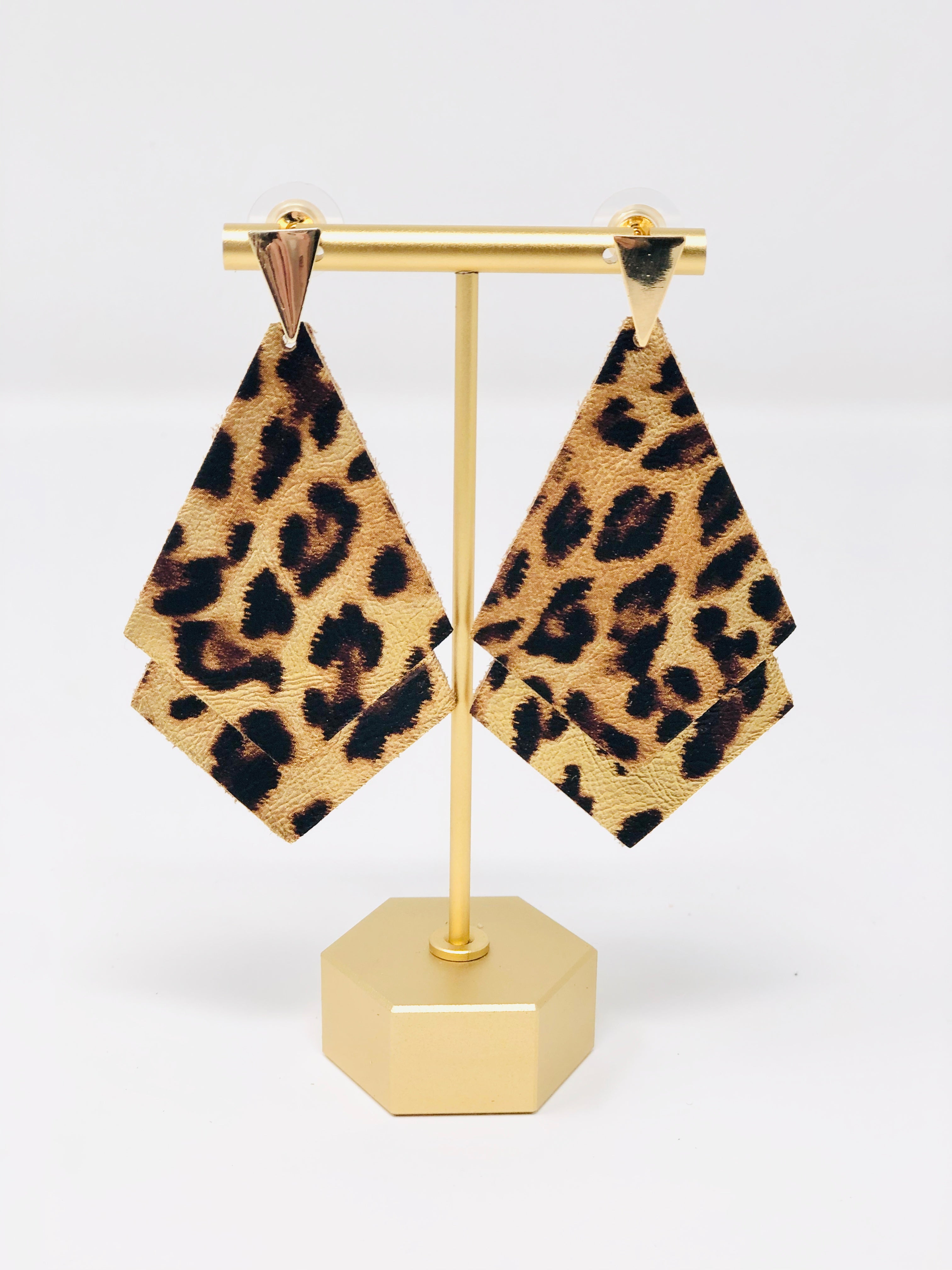 Double Layered Cheetah Print - Medium