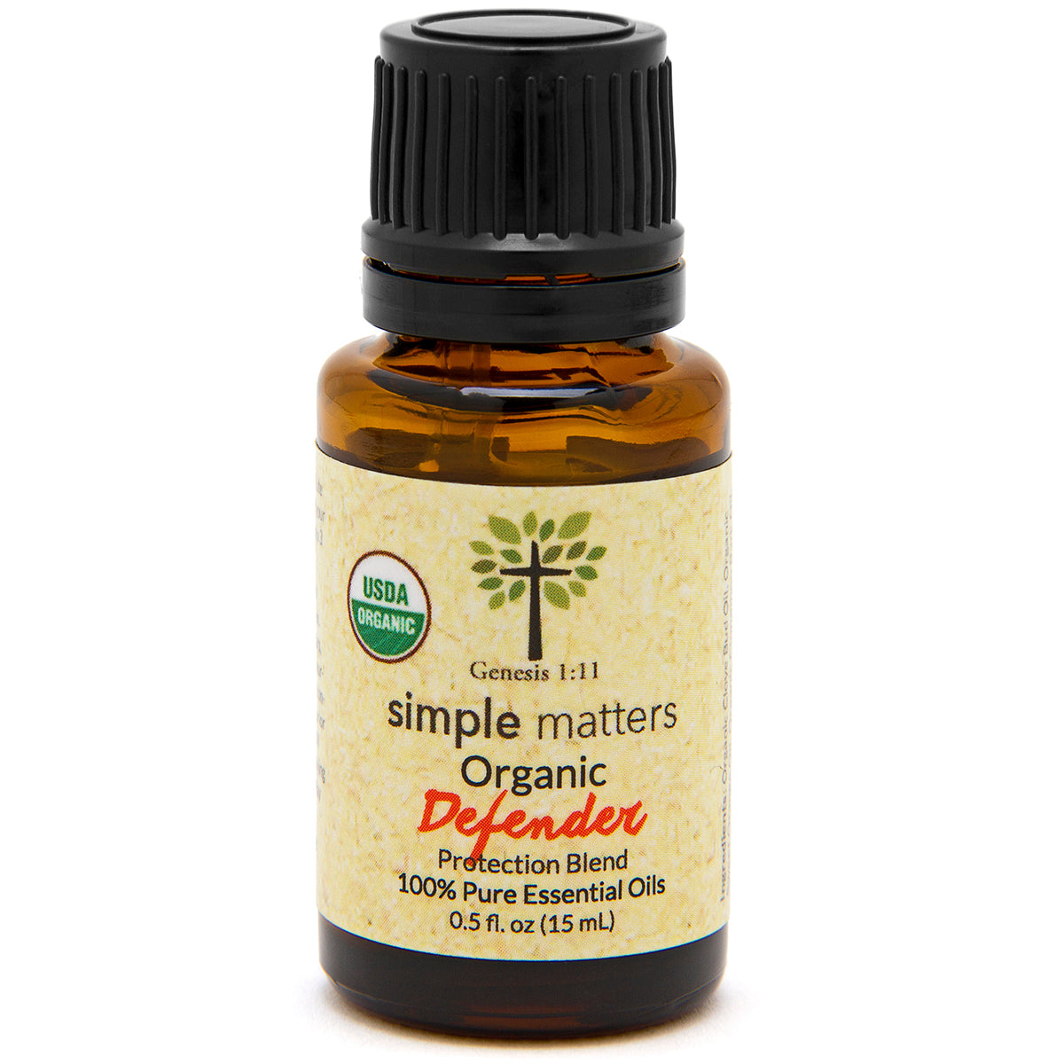 Defender Organic Essential Oil Blend - 15 mL – Simple Matters, LLC